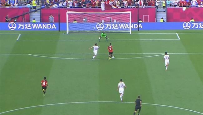 محمد شريف يهدر انفراد امام قطر في الوقت القاتل