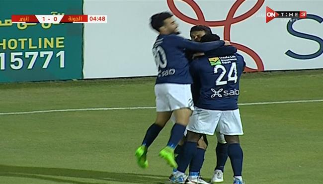 اهداف مباراة انبي والجونة 1 1 الدوري المصري