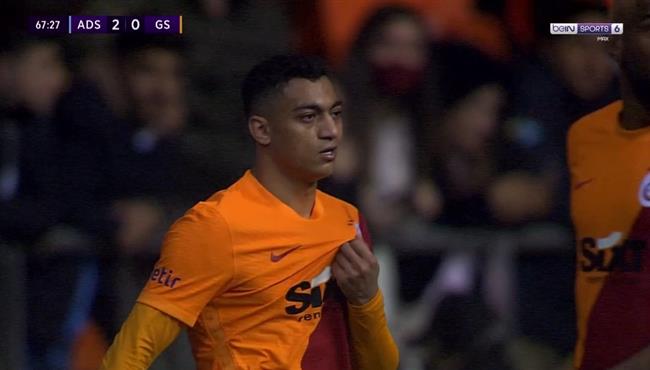 مدافع اضنة دمير يمنع هدف مؤكد لمطصفي محمد من علي خط المرمي