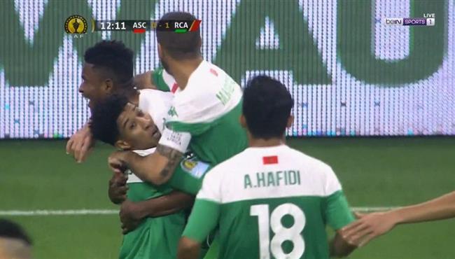 هدف الرجاء في مرمي الاهلي بكأس السوبر الافريقي حميد احداد