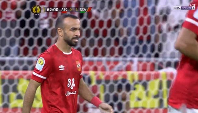 افشة كاد ان يسجل هدف رائع في مباراة الاهلي والرجاء بالسوبر الافريقي
