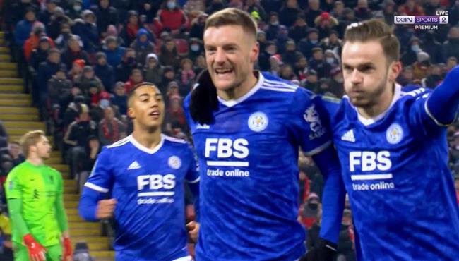 هدف جيمي فاردي الثاني في مرمي ليفربول بكاس الرابطة الانجليزية