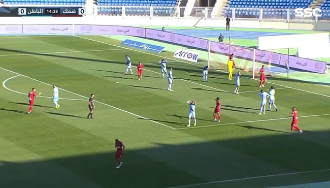 اهداف مباراة الباطن وضمك 1 1 الدوري السعودي