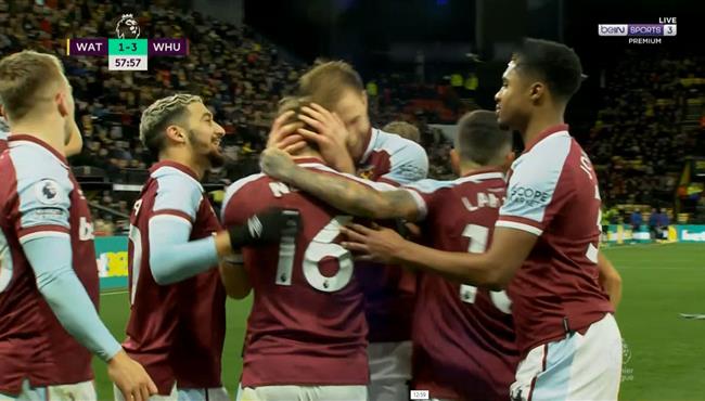 اهداف مباراة وست هام وواتفورد 4 1 الدوري الانجليزي