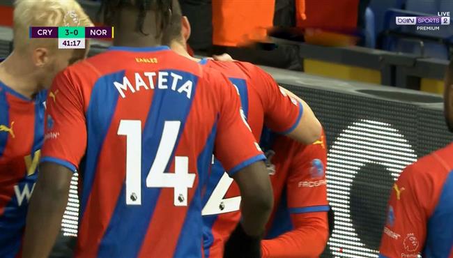 اهداف مباراة كريستال بالاس ونورويتش سيتي 3 0 الدوري الانجليزي