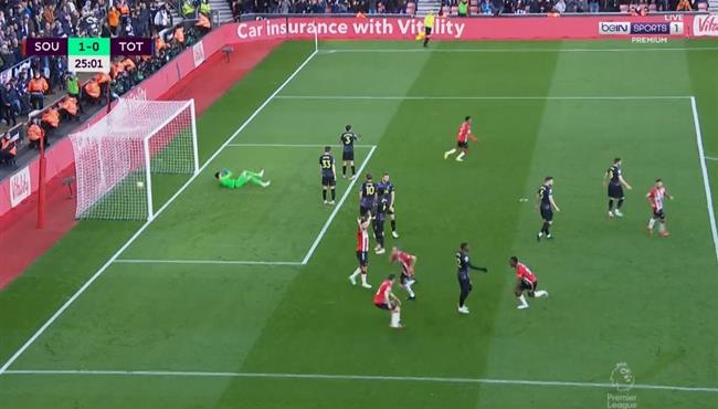 اهداف مباراة توتنهام وساوثهامبتون 1 1 الدوري الانجليزي