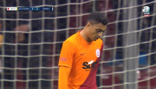 للمرة الثانية القائم يمنع هدف محقق لمصطفي محمد امام دنيزلي سبور بكأس تركيا