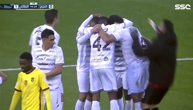 هدف فوز الطائي القاتل علي الحزم 1 0 الدوري السعودي