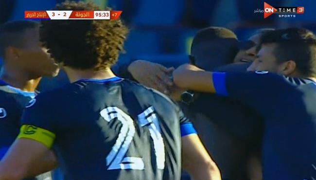 اهداف مباراة الانتاج الحربي والجونة (3-2) الدوري المصري