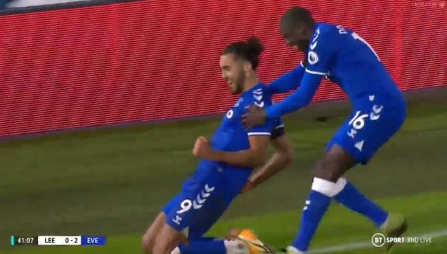 اهداف مباراة ايفرتون وليدز 2 1 الدوري الانجليزي