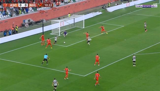 اول فرصة خطيرة للاهلي علي مرمي الدحيل بكاس العالم للاندية