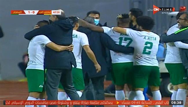 هدف فوز المصري علي المقاولون العرب (1-0)
