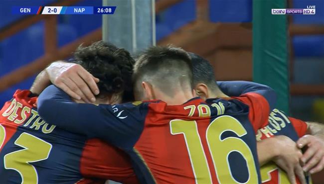 اهداف مباراة جنوي ونابولي 2 1 الدوري الايطالي