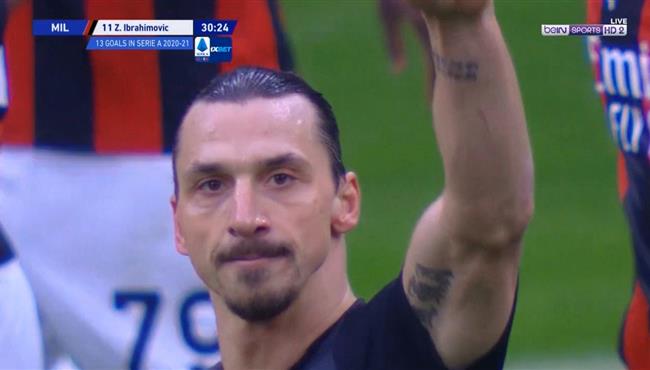 هدف ابراهيموفيتش في مرمي كروتوني بالدوري الايطالي