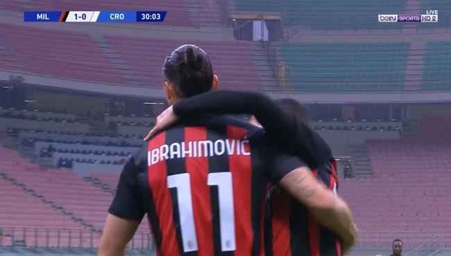 اهداف مباراة ميلان وكروتوني 4 0 الدوري الايطالي