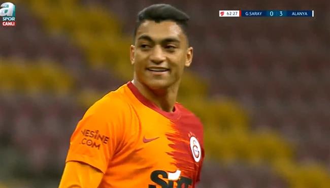 القائم يحرم مصطفي محمد من تسجيل هدف فى مباراة جالطة سراي والانيا سبور