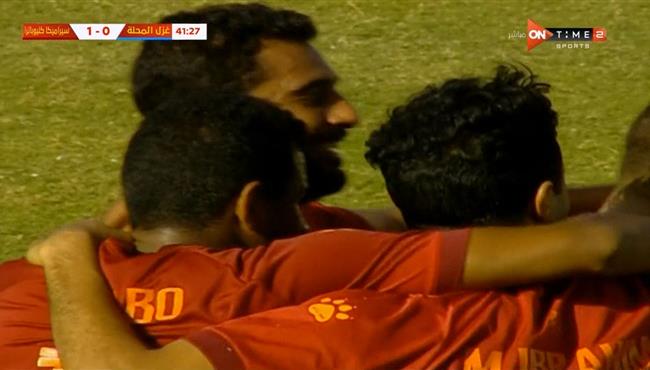 اهداف مباراة سيراميكا كليوباترا وغزل المحلة 2 0 الدوري المصري