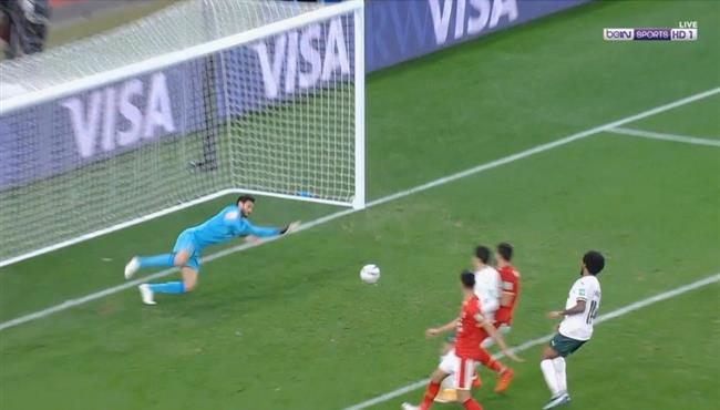 تصدي محمد الشناوي الرائع ينقذ الاهلي من هدف محقق لبالميراس