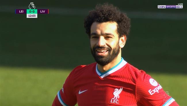 محمد صلاح يهدر انفراد فى مباراة ليفربول وليستر سيتي