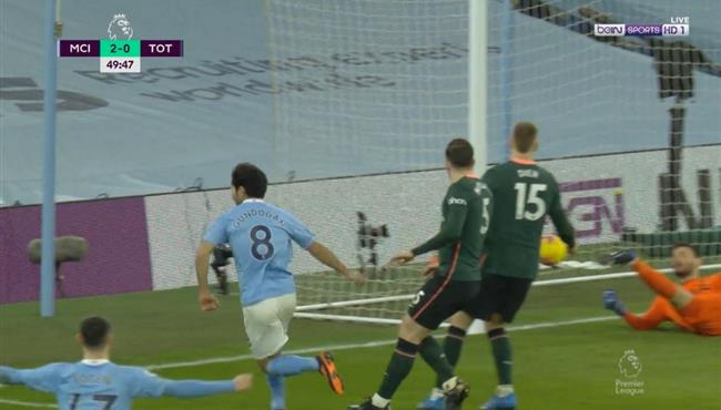 هدف جوندوجان الاول في مرمي توتنهام بالدوري الانجليزي
