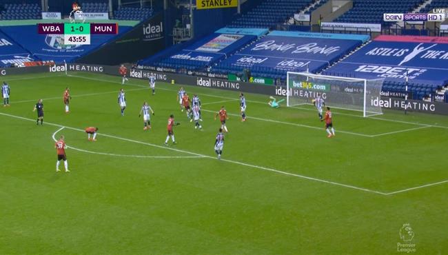 اهداف مباراة مانشستر يونايتد ووست بروميتش 1 1 الدوري الانجليزي