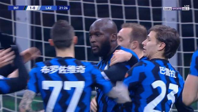 اهداف مباراة انتر ميلان ولاتسيو 3 1 الدوري الايطالي