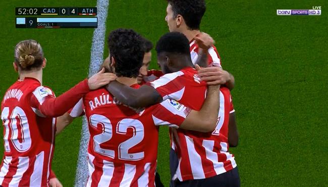 اهداف مباراة اتلتيك بلباو وقادش 4 0 الدوري الاسباني