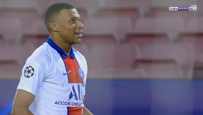 هدف مبابي الثاني فى مرمي برشلونة بدوري ابطال اوروبا