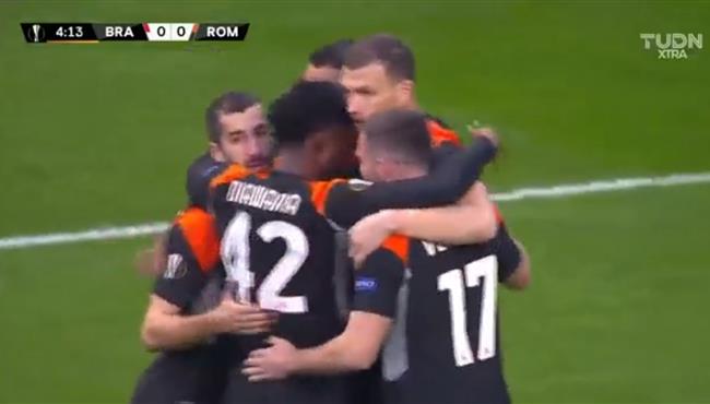 اهداف مباراة روما وسبورتينج براجا 2 0 الدوري الاوروبي