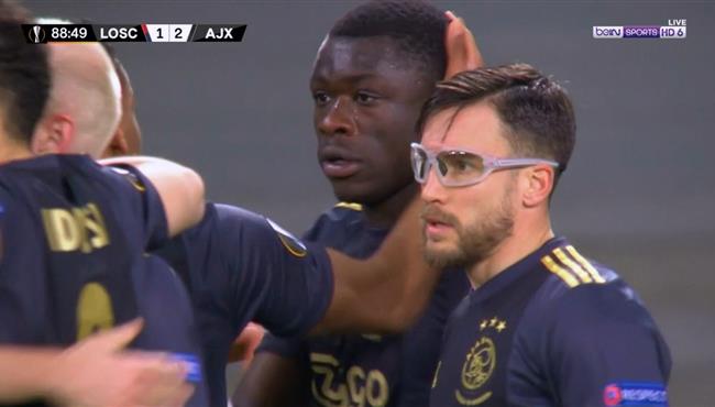 اهداف مباراة اياكس وليل 2 1 الدوري الاوروبي