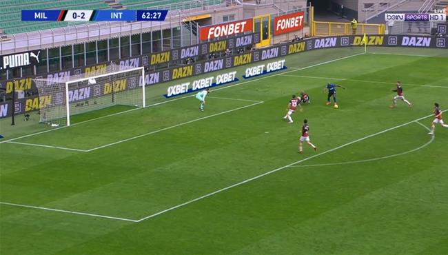 لوكاكو يتلاعب بمدافع ميلان ودوناروما يحرمة من هدف محقق
