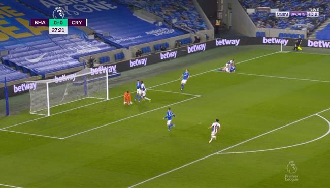 اهداف مباراة كريستال بالاس وبرايتون 2 1 الدوري الانجليزي