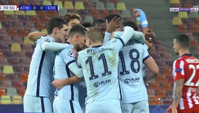 هدف فوز تشيلسي الرائع علي اتلتيكو مدريد 1 0 جيرو