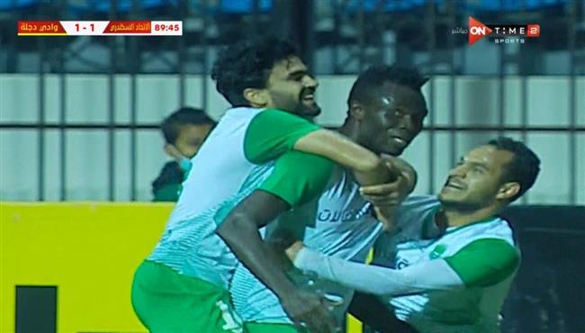 اهداف مباراة الاتحاد السكندري ووادي دجلة 2 1 الدوري المصري
