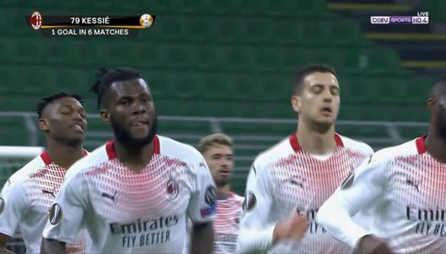 اهداف مباراة ميلان والنجم الاحمر 1 1 الدوري الاوروبي