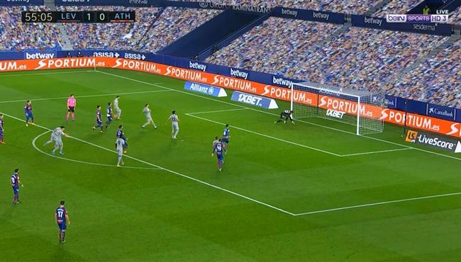 اهداف مباراة اتلتيك بلباو وليفانتي 1 1 الدوري الاسباني