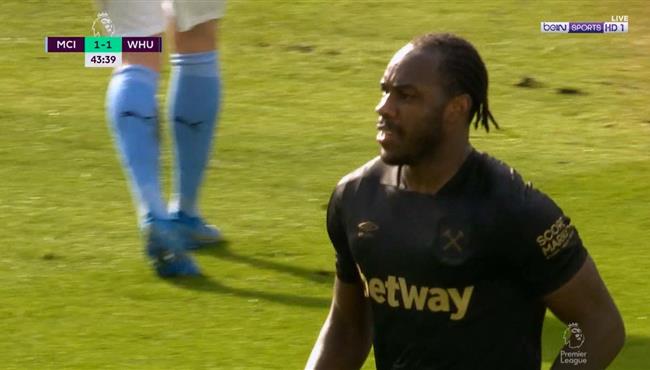 هدف تعادل وست هام مع مانشستر سيتي انطونيو