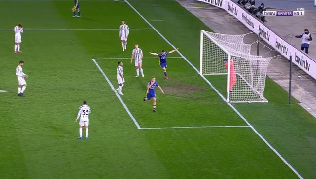 هدف تعادل هيلاس فيرونا مع يوفنتوس 1 1 ورد فعل رونالدو