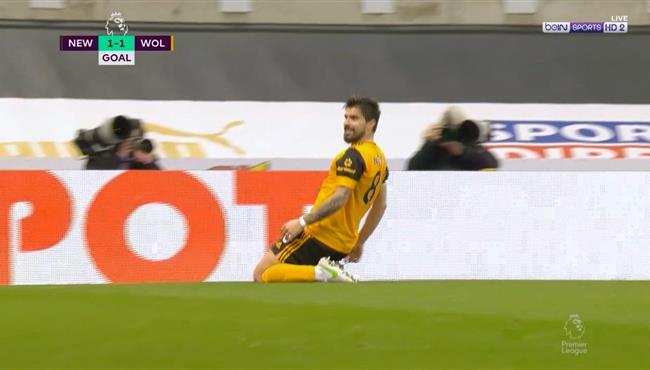 اهداف مباراة ولفرهامبتون ونيوكاسل 1 1 الدوري الانجليزى