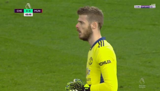 تصدي دي خيا الرائع يمنع هدف محقق لتشيلسي