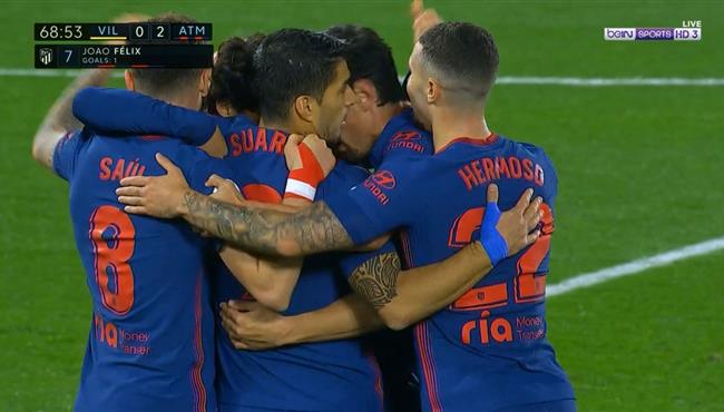 اهداف مباراة اتلتيكو مدريد وفياريال 2 0 الدوري الاسباني