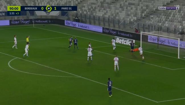 تصدى نافاس الرائع ينقذ باريس سان جيرمان من هدف قاتل لبوردو