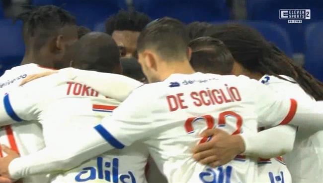 هدف فوز ليون علي رين 1 0 الدوري الفرنسي