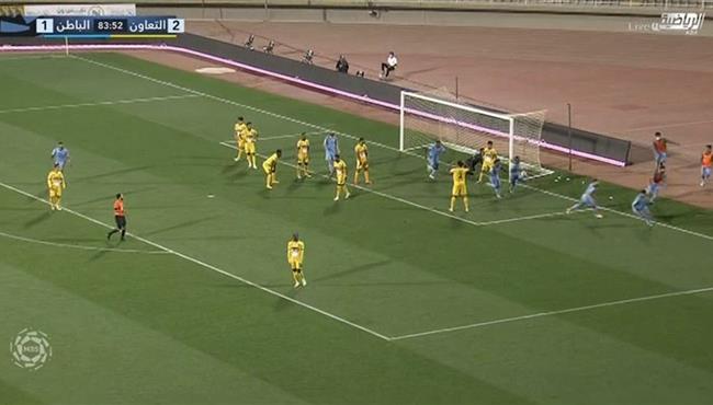 اهداف مباراة التعاون والباطن 2 2 الدوري السعودي