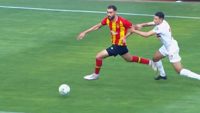 هدف الترجي الاول في مرمي الزمالك اسيست حمدي النقاز