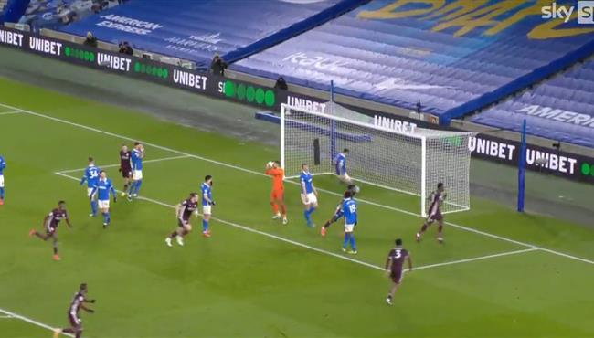 اهداف مباراة ليستر سيتي وبرايتون 2 1 الدوري الانجليزي