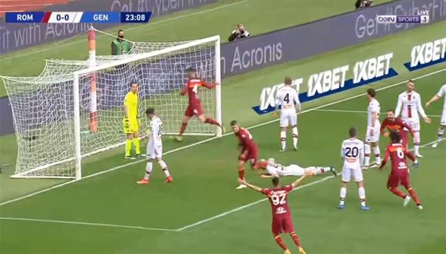 هدف فوز روما على جنوي 1 0 الدوري الايطالي