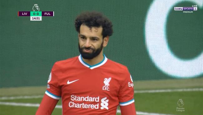 حارس فولهام يمنع محمد صلاح من تسجيل هدف محقق لليفربول