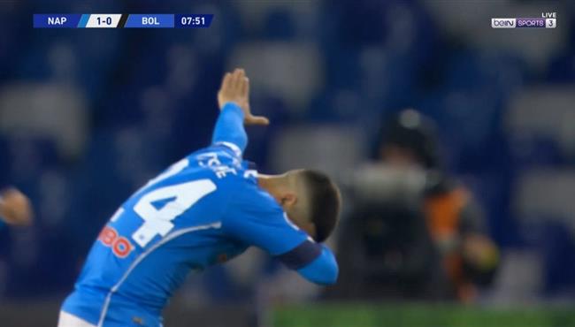 هدف انسيني الرائع في مرمي بولونيا بالدوري الايطالي