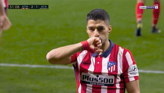 هدف سواريز فى مرمي اتلتيك بلباو بالدوري الاسباني